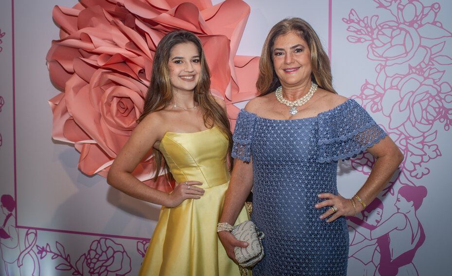 Catherine Bing Reis e Andréa Maria Bertoletti (Foto: Evandro Leal/especial)