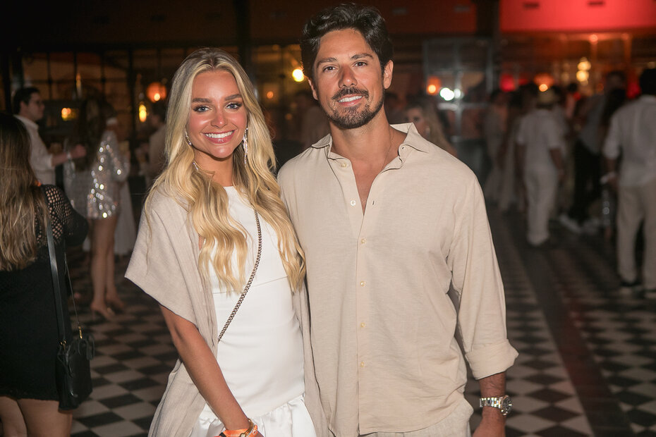 Gabriela John e Lourenço Castilho no Réveillon em Punta del Este (Foto: Felipe Gaieski/Divulgação)