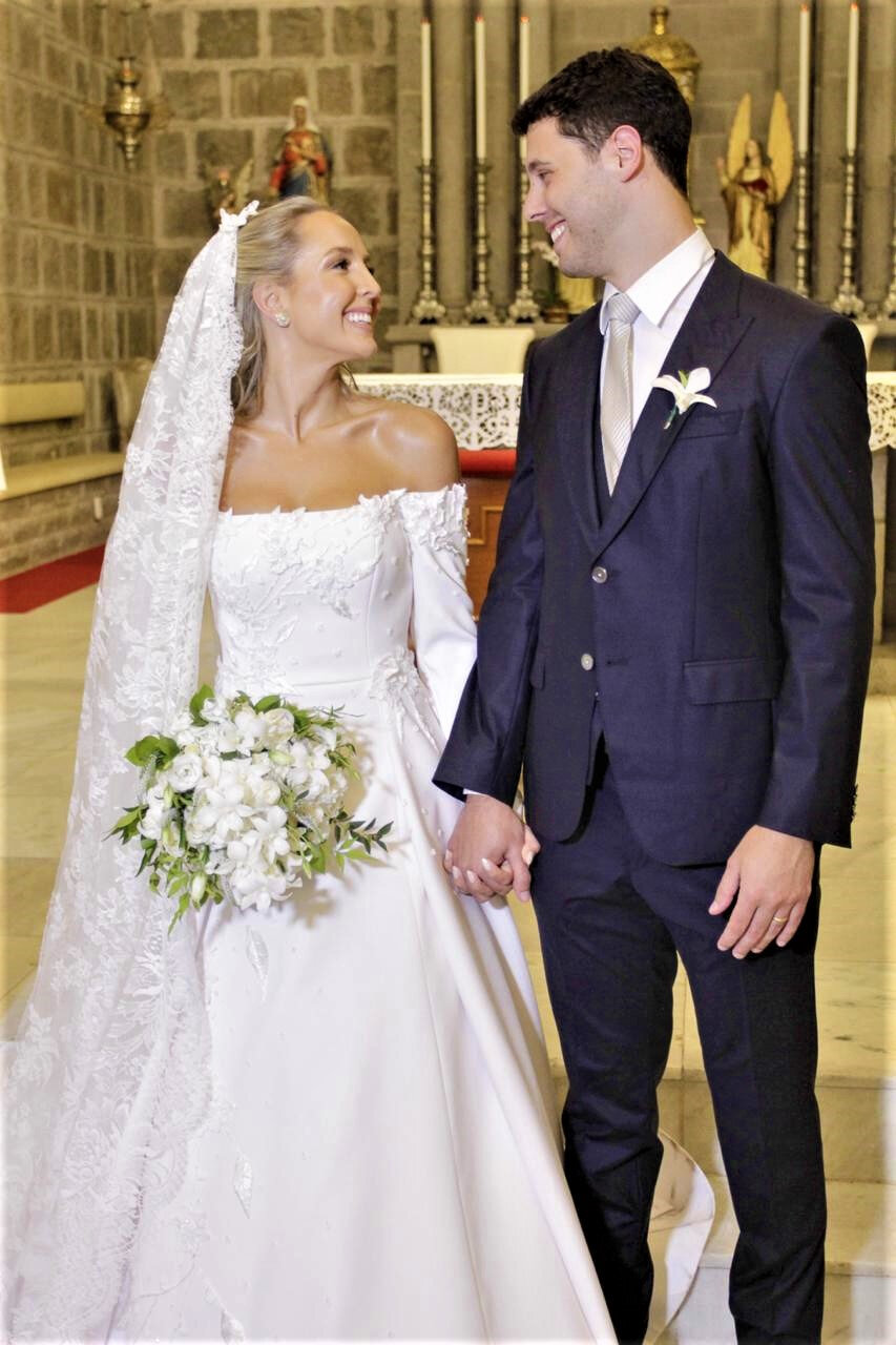 Stefania Jarros Tumelero e Eduardo Zimmer Dinon (Foto: Evandro Oliveira/Divulgação)