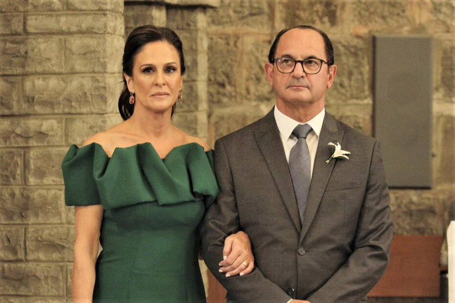 Raquel Zimmer Dinon e Carlos Alberto Dinon (Foto: Evandro Oliveira/Divulgação)