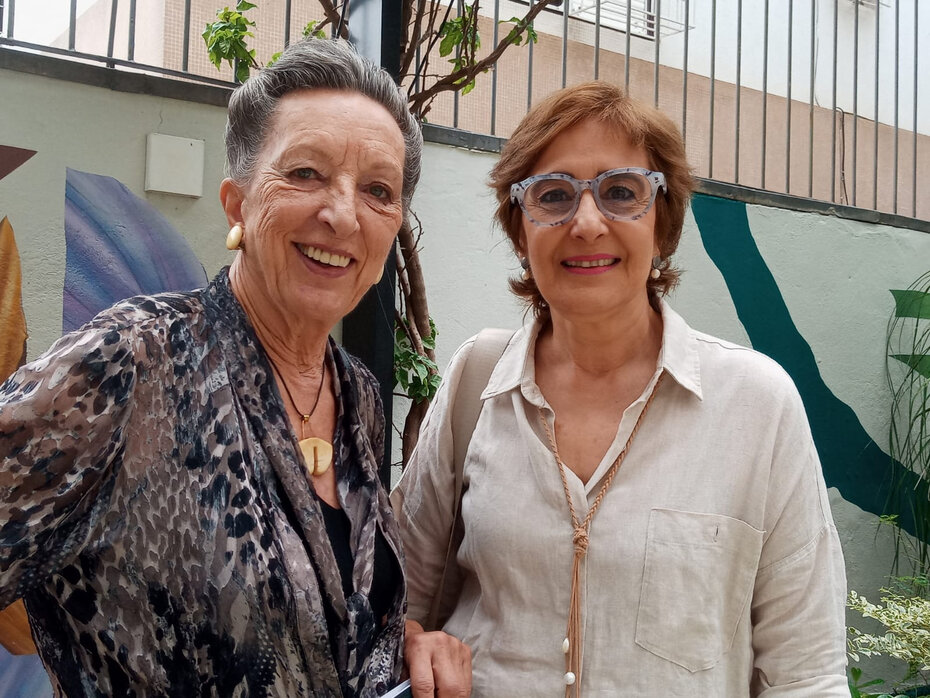 Dóris Uhr Spohr e Virginia Giulian (Foto: Carlos Souza / Divulgação) 