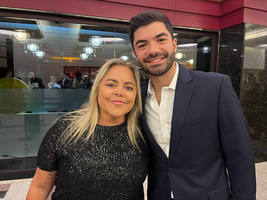 Paula Moraes e Gian Matteo acompanharam a esperada premiação (Foto: Paulo Gasparotto/Especial)