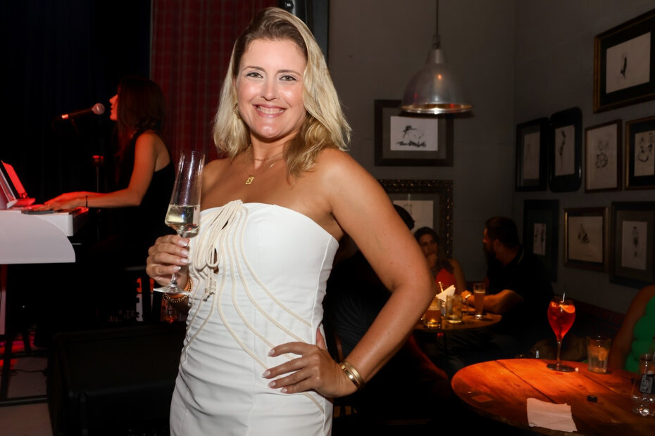 Sabrina Hasse na estreia da matinê do Duelo de Pianos (Foto: Daniela Barcellos/Divulgação)