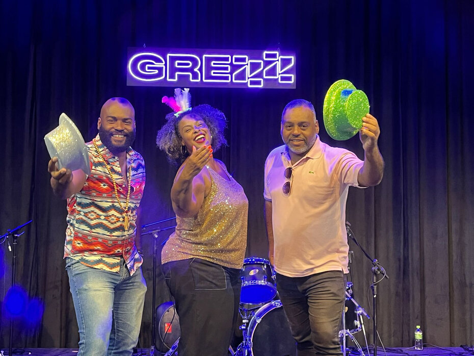 Edu Moreira, Andréa Cavalheiro e André Nascimento se apresentam com o melhor do samba (Foto: Thiago Teixeira da Silva/Divulgação)