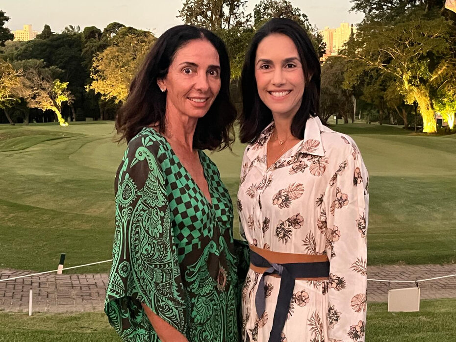 Fernanda Maisonnave e Paula Eidt disputaram em dupla a competição (Foto: Paulo Gasparotto/Especial)