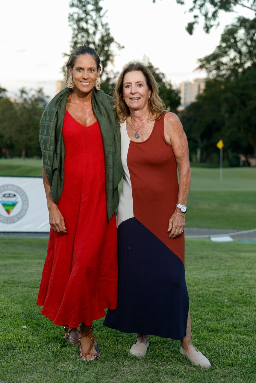 Juliana Agrifoglio Davis e Lu Agrifoglio no Country Club (Foto: Otávio Fortes Leal/Divulgação)