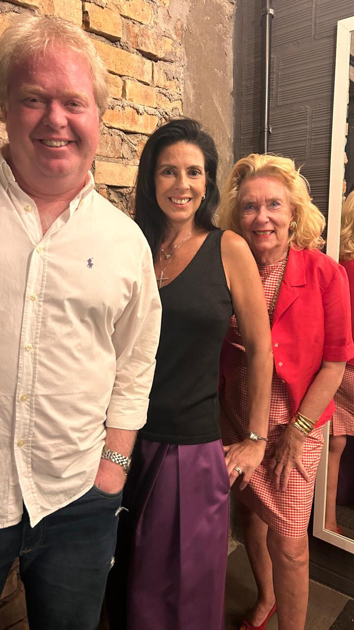 Otávio Beylouni, Alexandra Beylouni e Hanni Lore Krey (Foto: Divulgação)