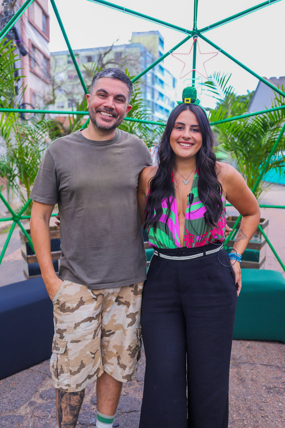 Diego Vinhas e Paloma Manica, da Combo Agência, organizadores do evento (Foto: Estúdios Combo/Divulgação)