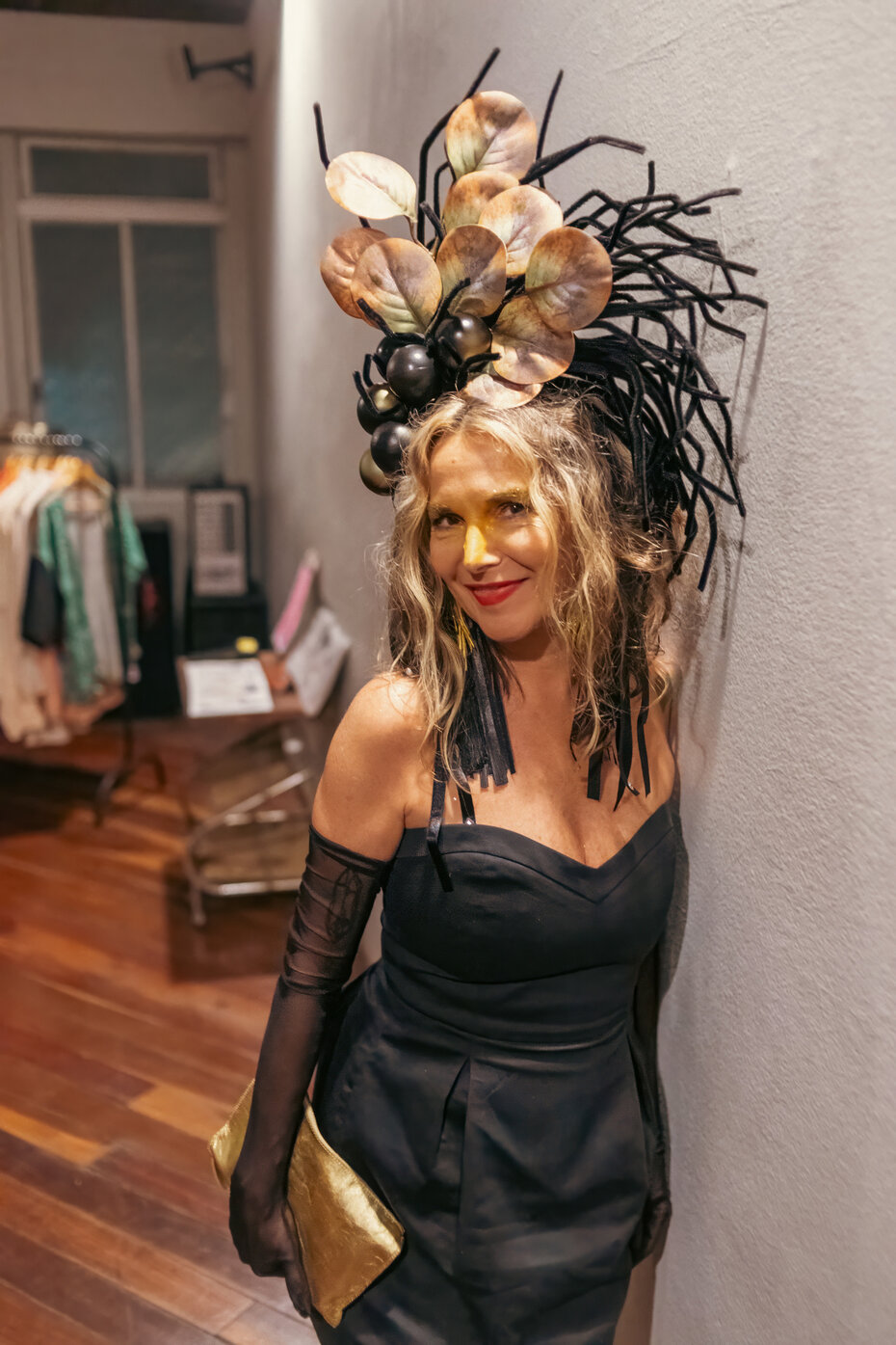 : Claudia Schroeder exibiu bonito figurino (Foto: Douglas Barcelos/Divulgação)