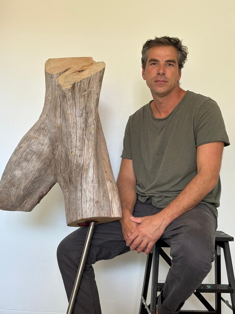 Leo Stockinger apresenta sua nova exposição em Porto Alegre (Foto: Lily Stockinger/Divulgação)