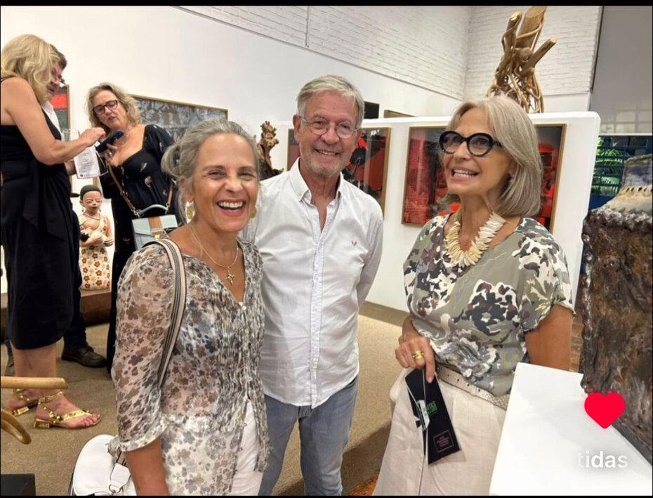 Lúcia e Alcimir Richter com Regina Schuch (Foto: Divulgação)