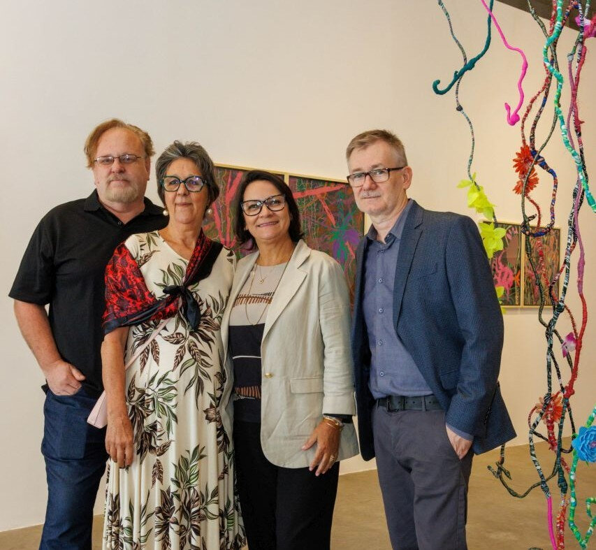 Felix Bressan, Téti Waldraff, Mara Prates e Nelson Wilbert (Foto: Nilton Santolin/Divulgação)