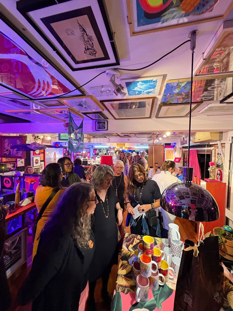 O ateliê, localizado no Quarto Distrito, segue recebendo grande número de visitantes (Foto: Divulgação)