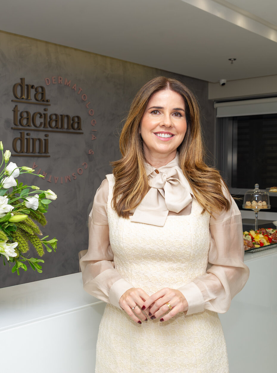 A médica dermatologista Taciana Dini participou de congresso em Salvador (Foto: Dani Barcellos/Divulgação)
