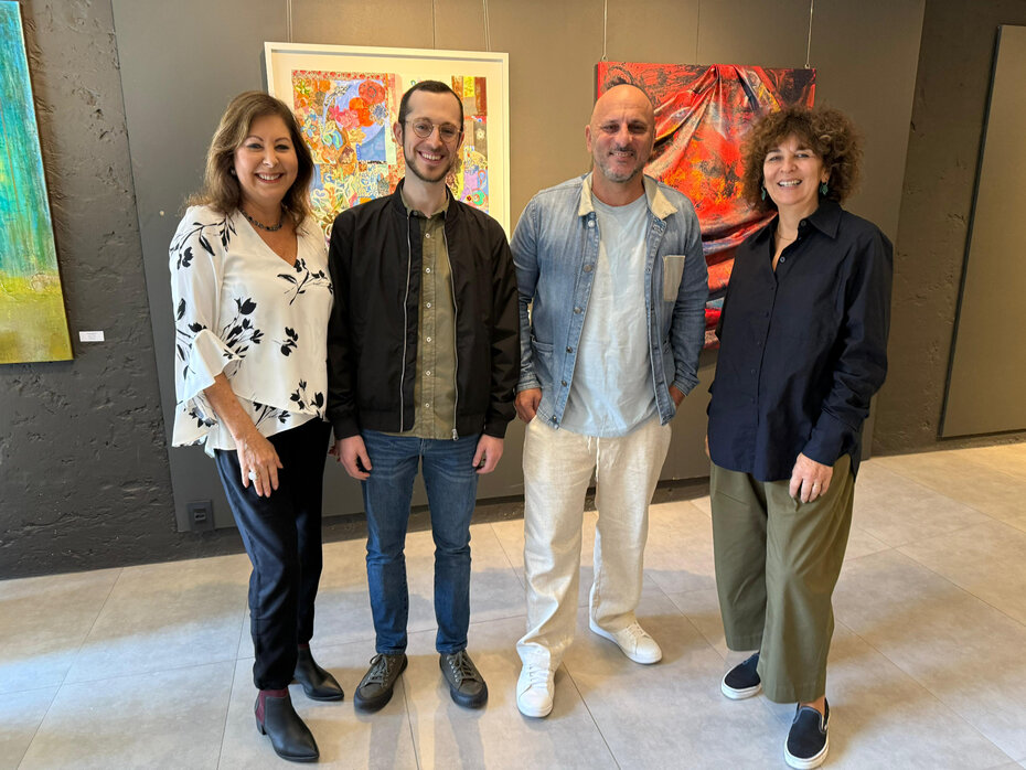 Regina Galbinski Teitelbaum, Gabriel Teitelbaum, Flavio Gil e Lucia Serrano Pereira (Foto: LS8 Consultoria/Divulgação)