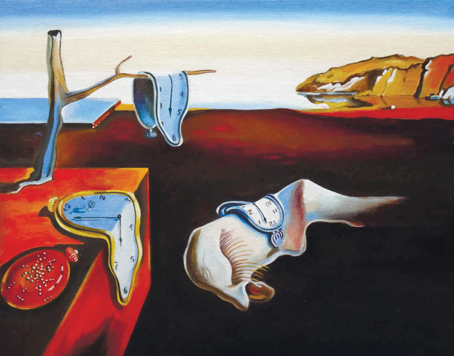 A tela A Persistência da Memória, de 1931, está exposta no MoMa, em Nova York (Foto: Kumachenkova/Shutterstock)