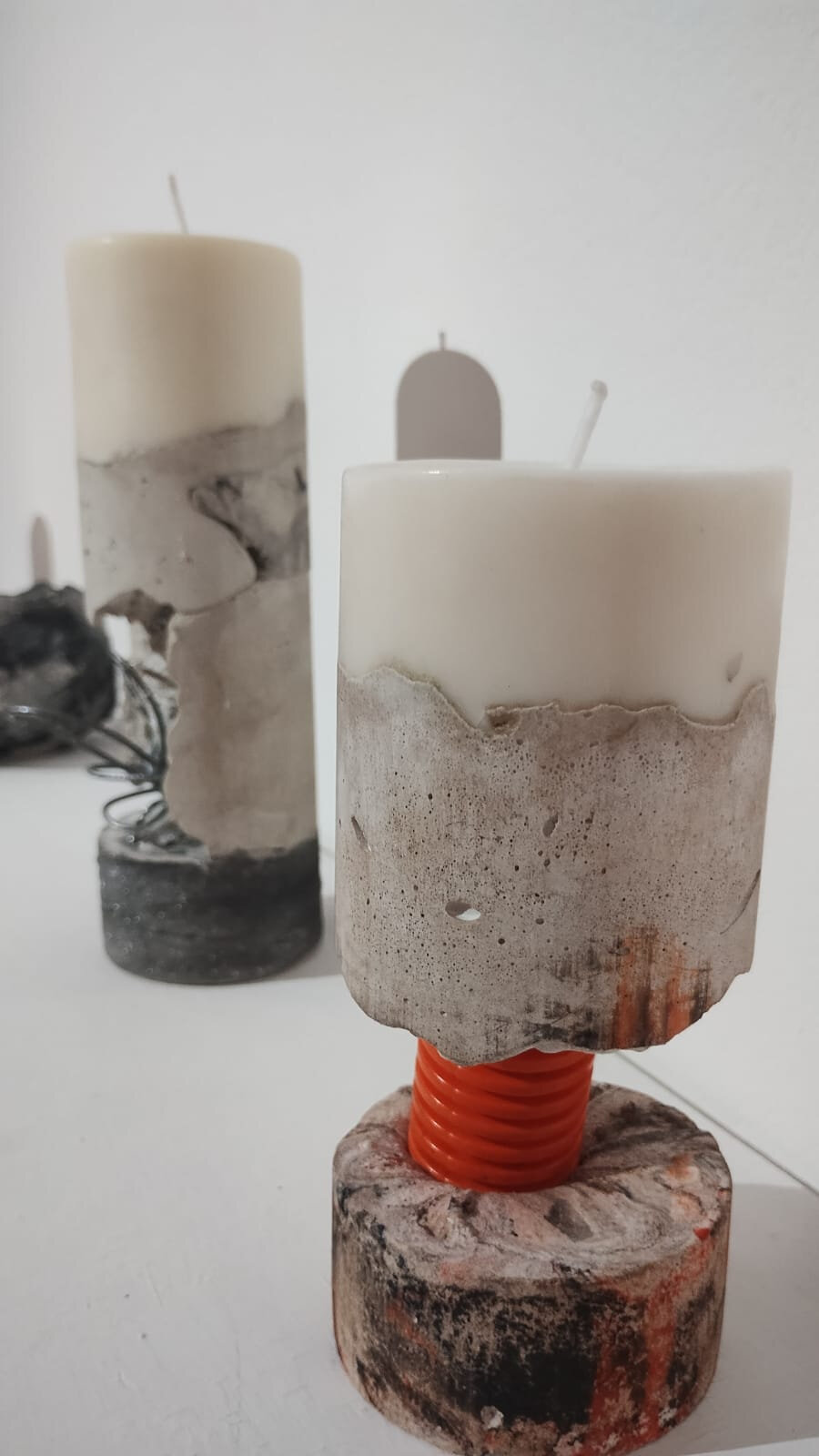As originais velas confeccionadas por Thaís Penteado (Foto: Divulgação)