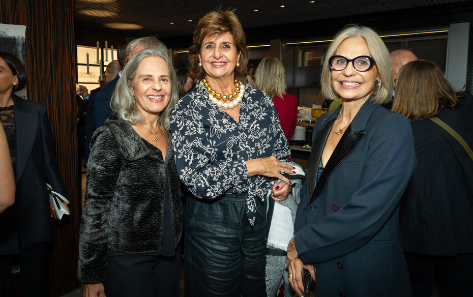 Lucia Richter, Suzana Vellinho e Regina Schuch (Foto: Evandro Leal/Divulgação)