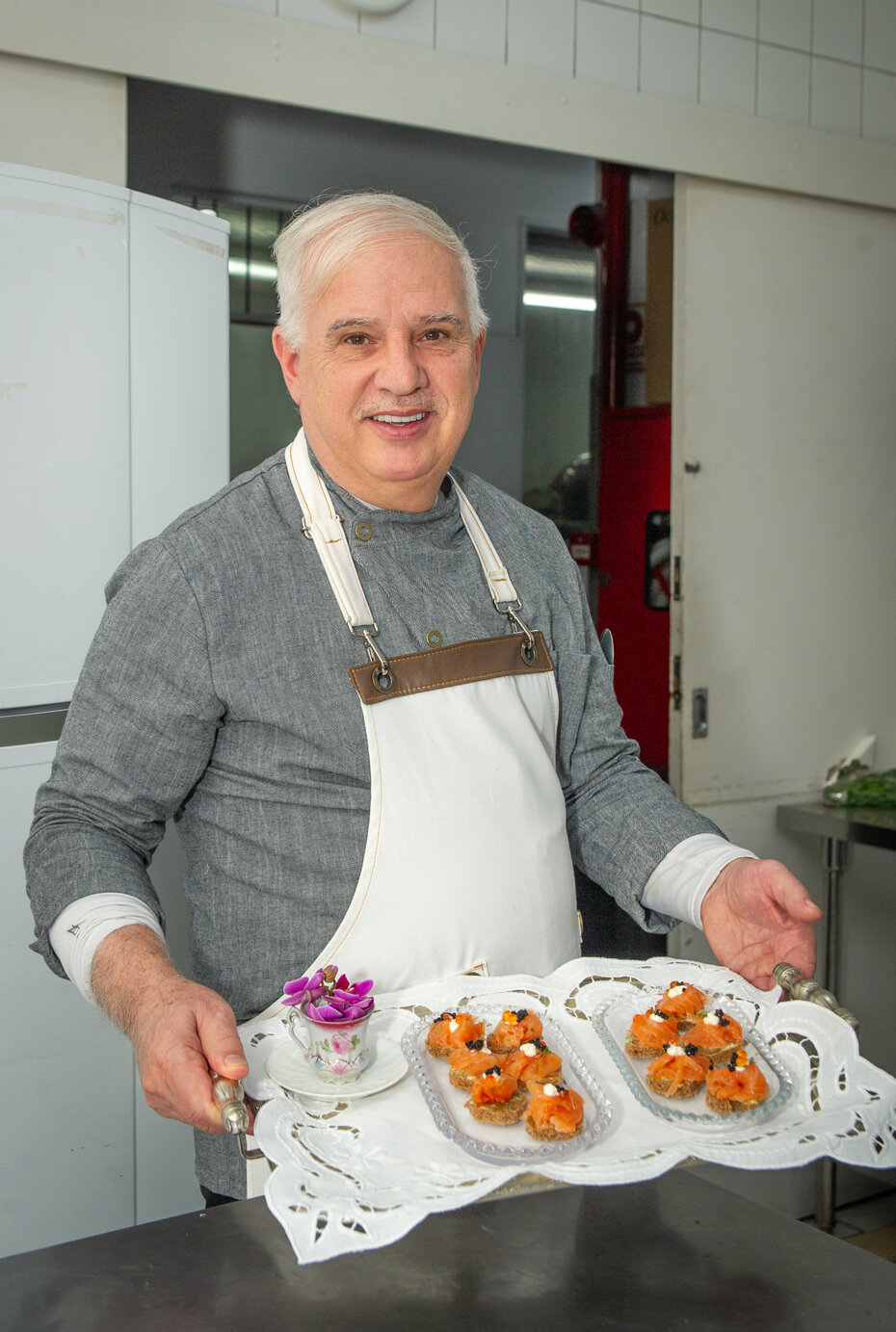 O chef Lucio Moraes assinou os elogiados menus (Foto: Evandro Leal/Divulgação)