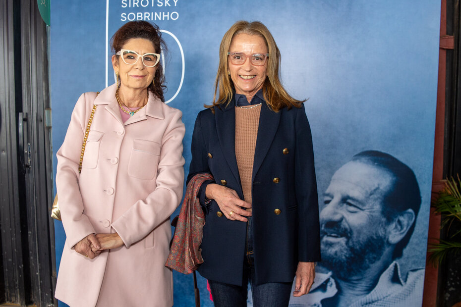Rose Lerner e Katia Correa acompanharam as comemorações (Foto: Lenara Petenuzzo/Divulgação)