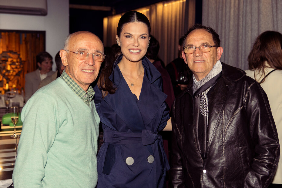 Helio Zorzi, Izabela Pagani e Elias Zorzi no lançamento (Foto: Salomão Cardoso/Divulgação)