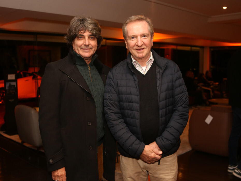 Demóstenes Beck Pinto e Mércio Tumelero (Foto: Lenara Petenuzzo/Divulgação)