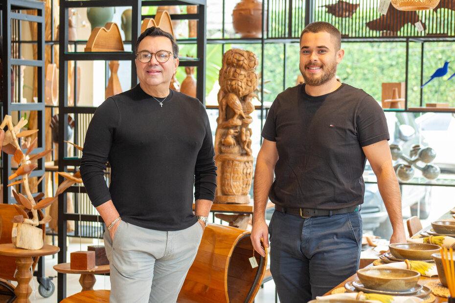Marcelo Gonçalves e Gabriel Lançanova Machado participaram da montagem (Foto: Lenara Petenuzzo/Divulgação)