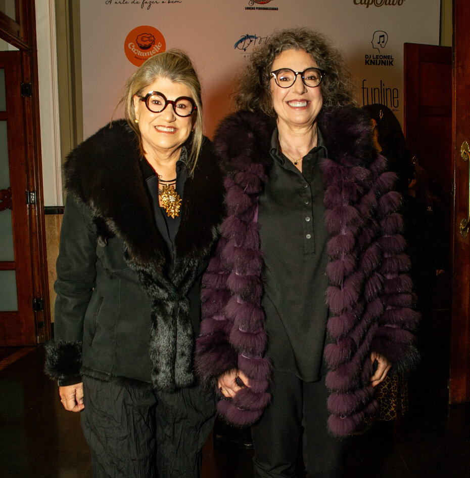 Leilla Castellan e Vera Lannes prestigiaram a noite do ICD (Foto: Evandro Leal/Divulgação)
