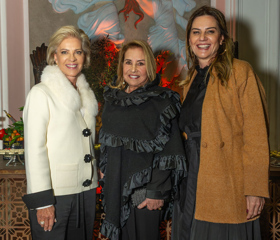Carmen Fichtner, Neca Esbroglio e Doda Bedin (Foto: Evandro Leal/Divulgação)