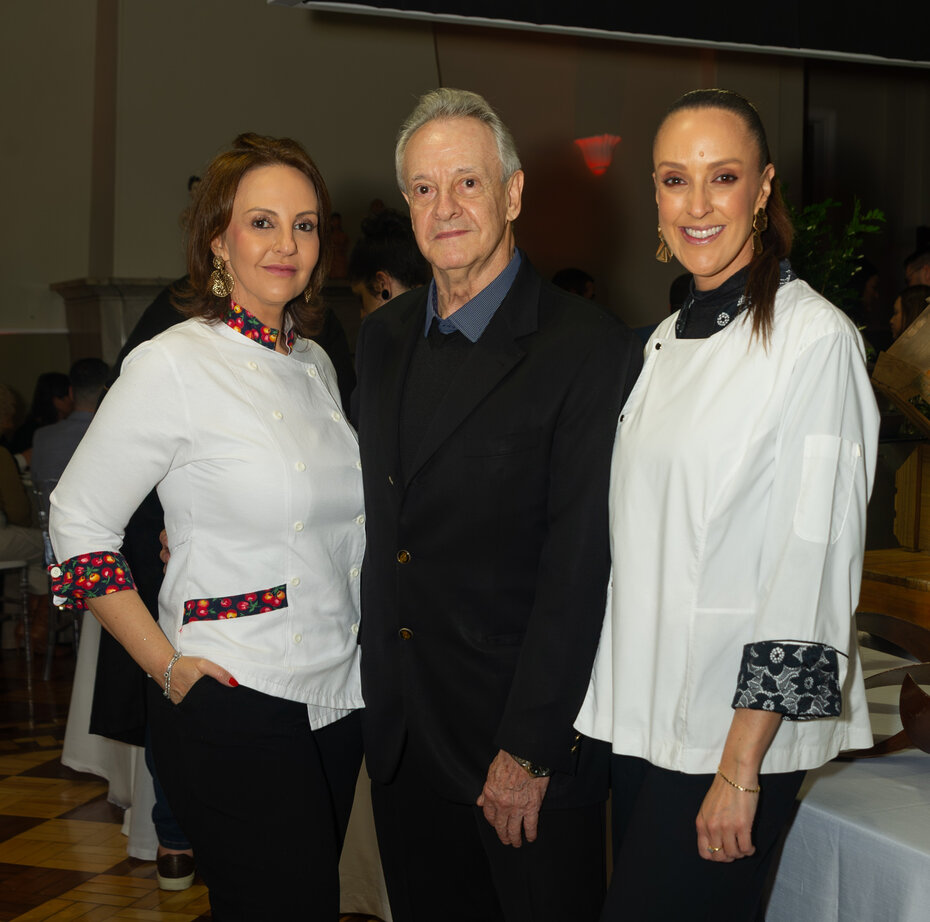 Tatiane Solano, Claudio Solano e Camila Solano (Foto: Evandro Leal/Divulgação)