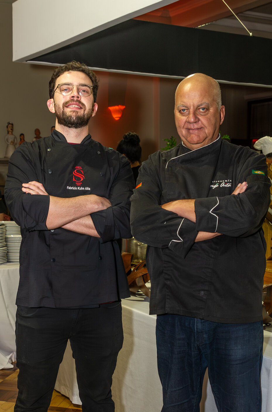 Fabrício Aita e Jorge Aita: tradição em gastronomia (Foto: Evandro Leal/Divulgação)