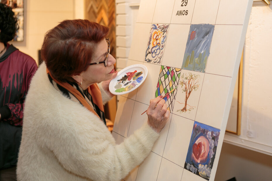 Vera Jany participa da mostra comemorativa da Gravura Galeria (Foto: Lisa Roos/Divulgação)