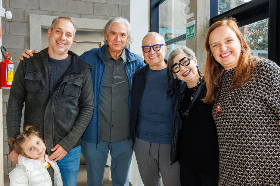 Tulio Milman, Maya Sordi Milman, Carlos Gerbase, Carlos Trevi, Alice Urbim e Luciana Tomasi (Foto: Nilton Santolin/Divulgação)