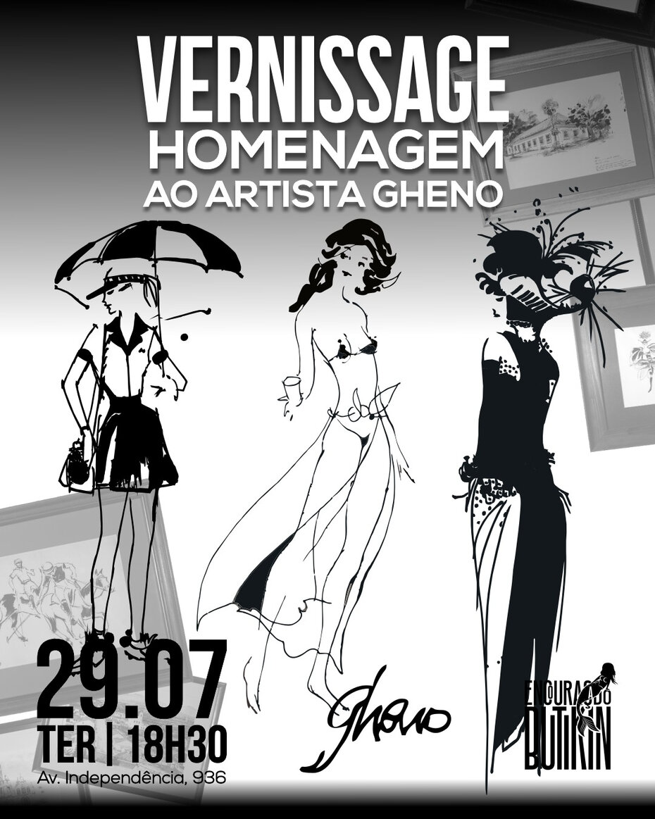 O convite do vernissage foi criado pela Notre Design, leia-se Rodrigo Rabello e Ellen Capponi (Foto: Divulgação)