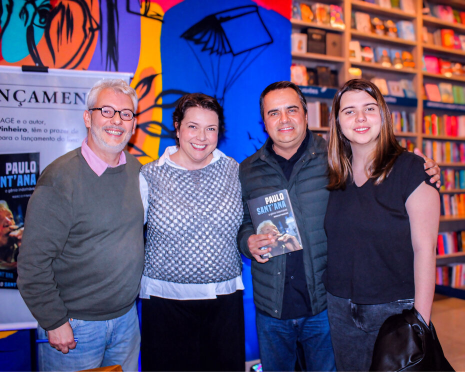 Márcio Pinheiro, Cássia Zanon, Leonardo Zigon Hoffmann e Lina Zanon Pinheiro (Foto: Cris Avancini/Divulgação)