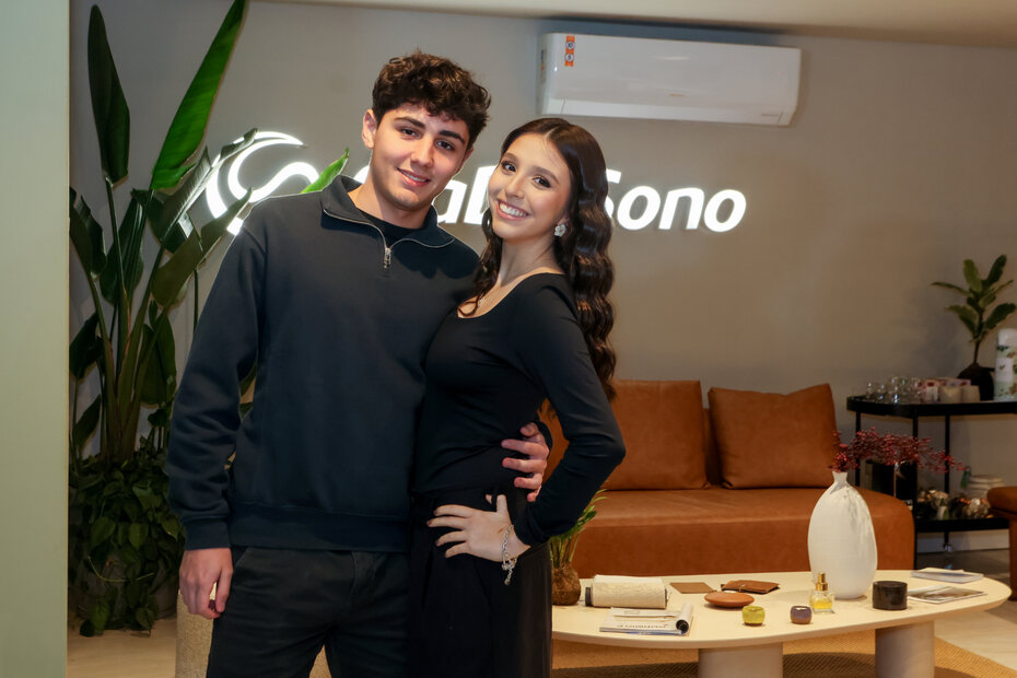 Gabriel Otto e Maria Fernanda Pedroso participaram da Sushi Night (Foto: Dani Barcellos/Divulgação)