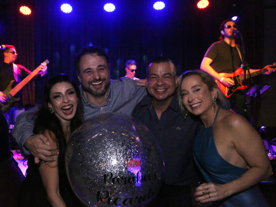 Gisa Chaves, Ricardo Teixeira, Marcilio Chaves e Sofia Refinetti Teixeira (Foto: Notre Design/Divulgação)