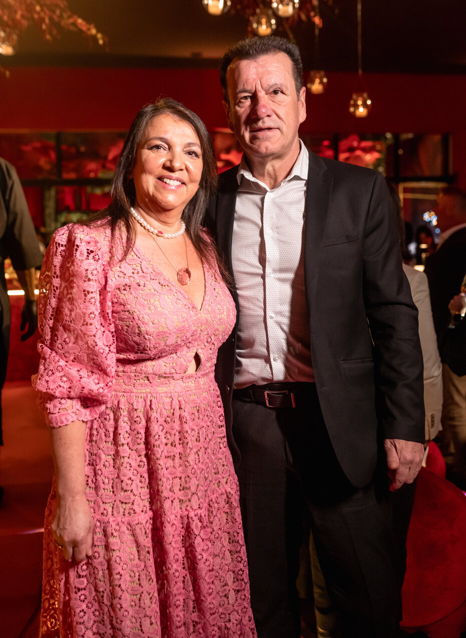 Evanir Verri e Dunga no Party Room (Foto: William Rossoni/Divulgação)