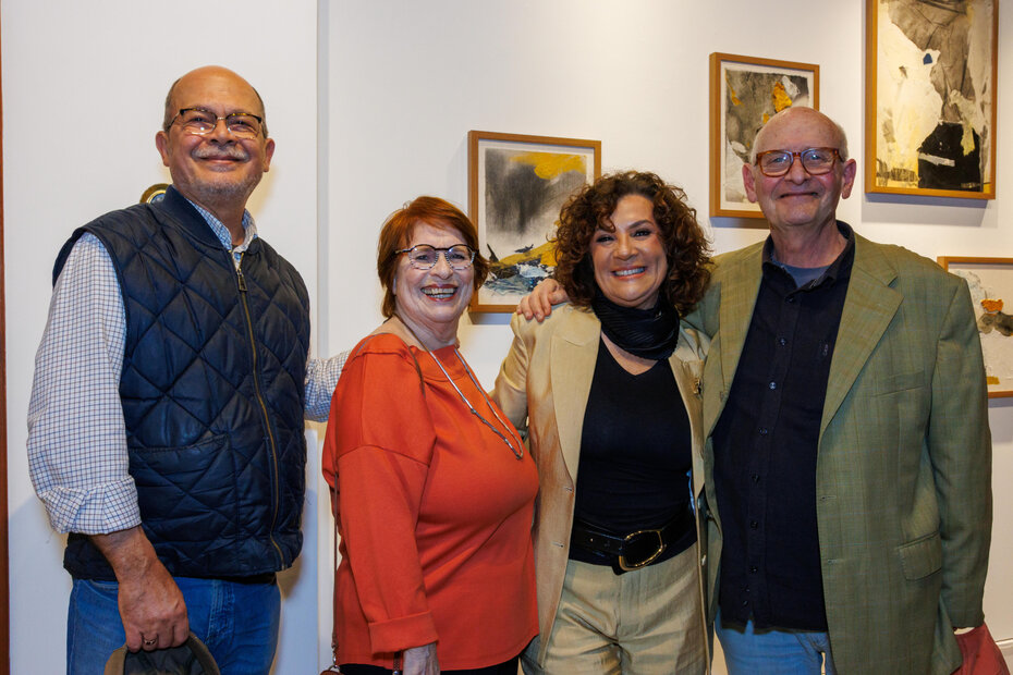 Paulo Gomes, Blanca Brites, Isabel Marroni e Alfredo Nicolaiewsky na Casa Musgo (Foto: Nilton Santolin/Divulgação)