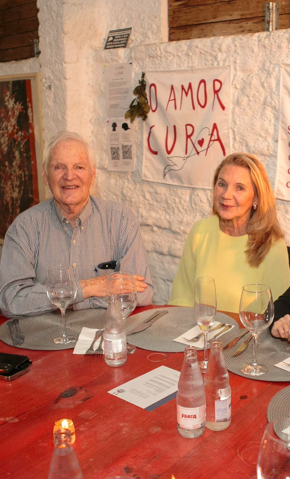 Carlos Alberto Pippi da Motta e Diana Pippi da Motta no Pâtissier Marcelo Gonçalves (Foto: Lisa Roos/Divulgação)