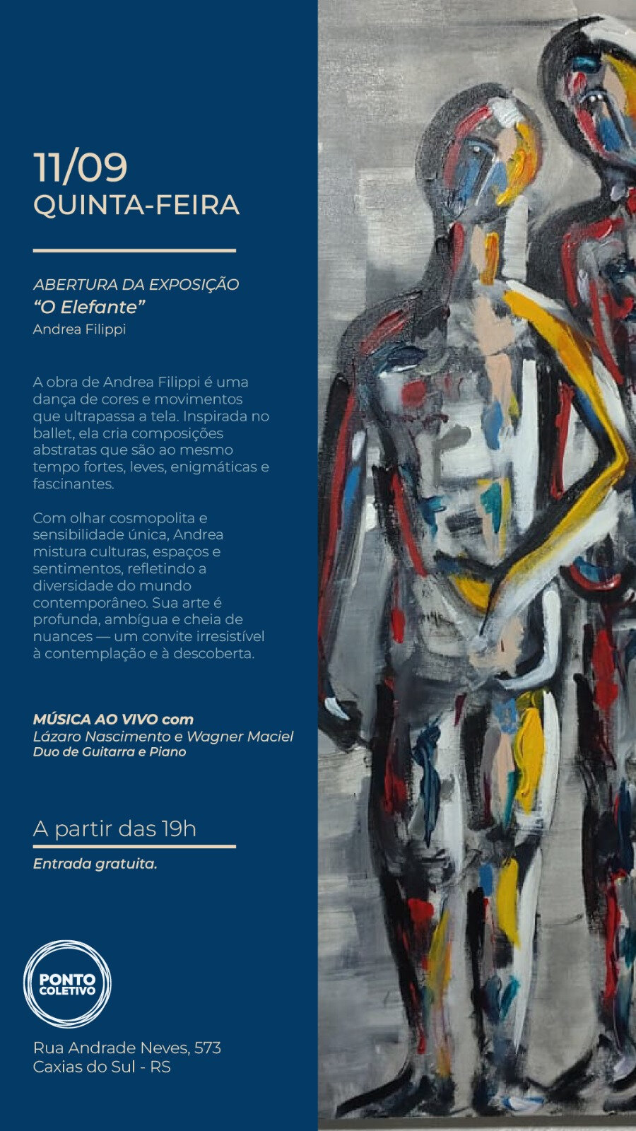 Andrea Filippi vai abrir mostra nesta quinta-feira (dia 11) em Caxias do Sul (Foto: Divulgação)