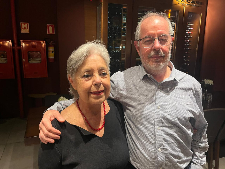 Maria Teresa e Luiz Antônio Custódio na ocasião de celebração (Paulo Gasparotto/Especial)