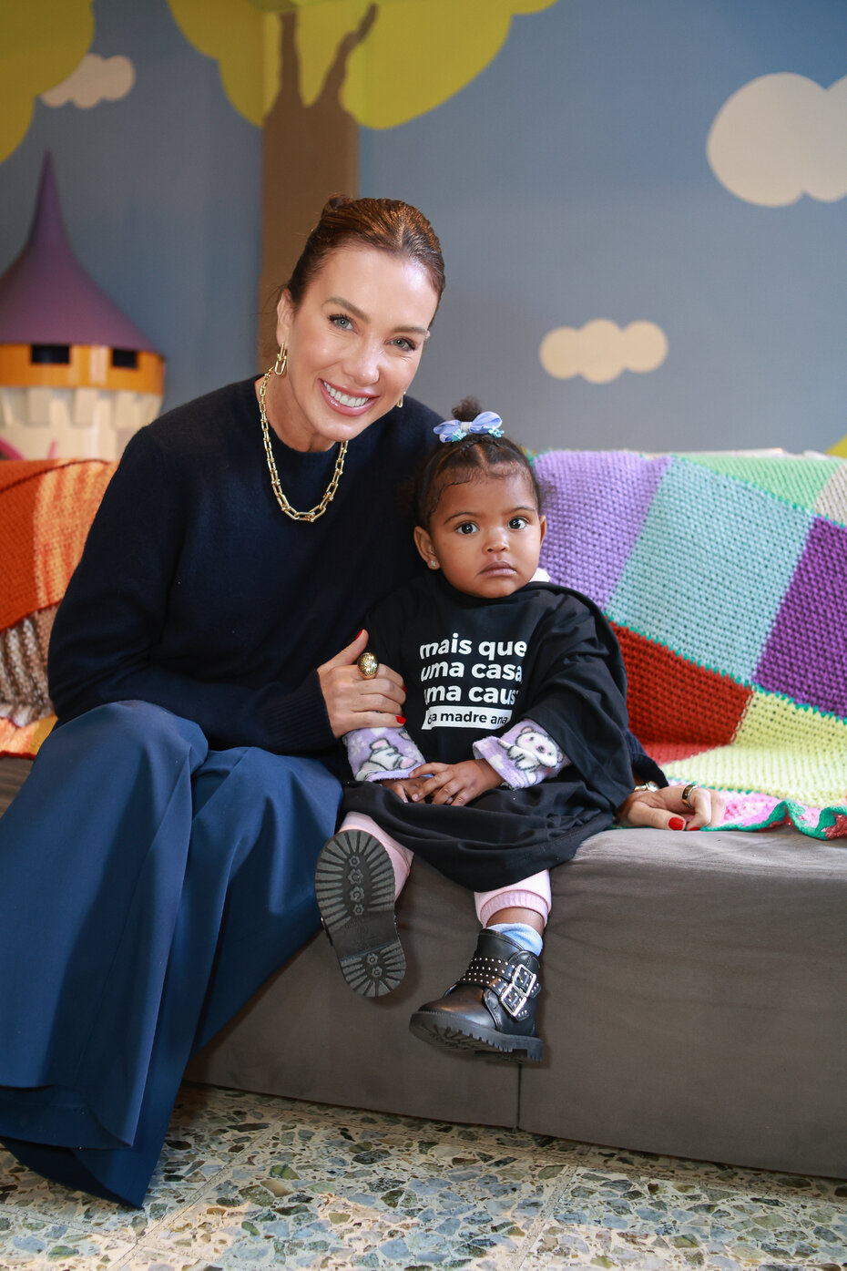 Claudia Bartelle capitaneia o projeto que beneficia a Casa de Apoio Madre Ana (Foto: Vini Dalla Rosa/Divulgação) 