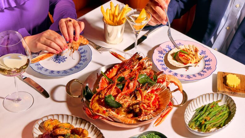 Os frutos do mar também integram o menu do restaurante (Foto: Divulgação)