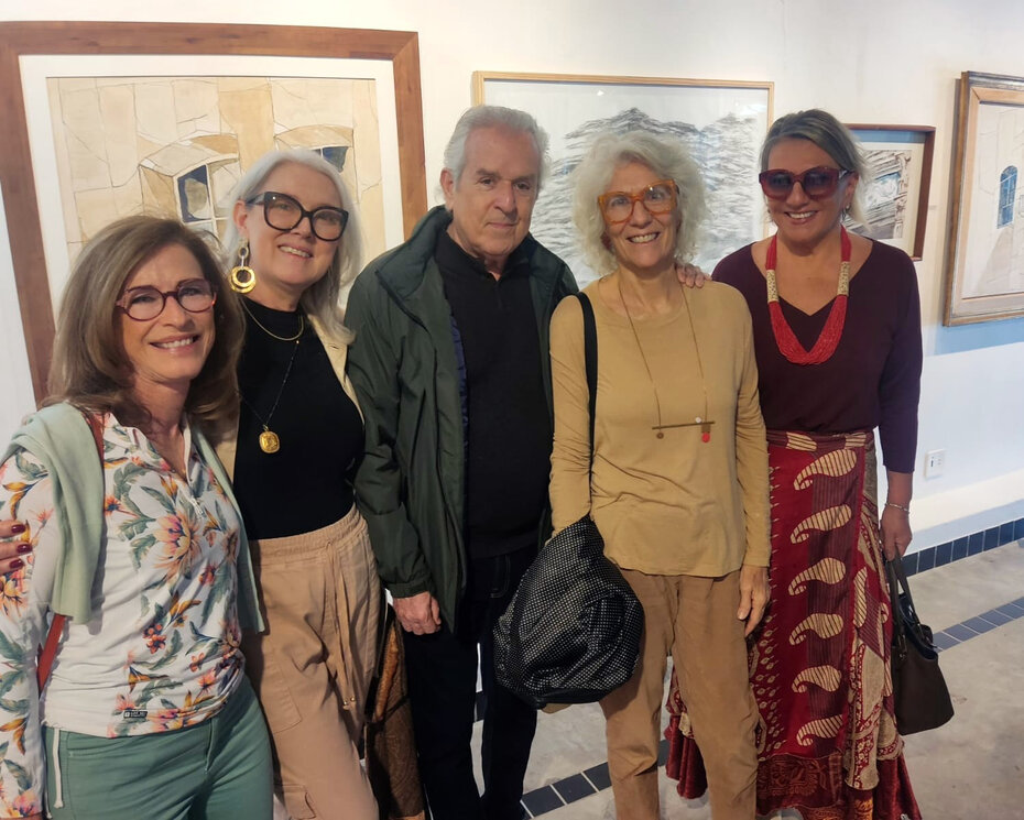 Cláudia Helena Schmitz, Marilene Bittencourt, Paulo Amaral, Beatriz Amaral e Tita Macedo (Foto: Divulgação)