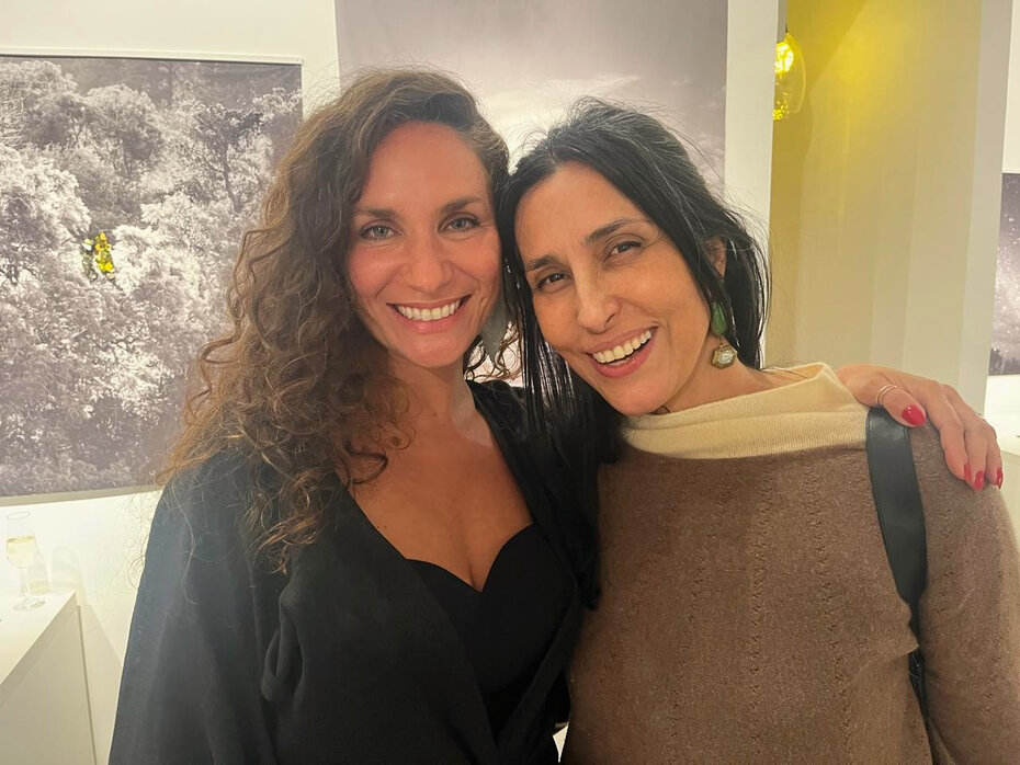 A designer Alice Floriano e a fotógrafa Letícia Remião (Foto: Paulo Gasparotto/Especial)
