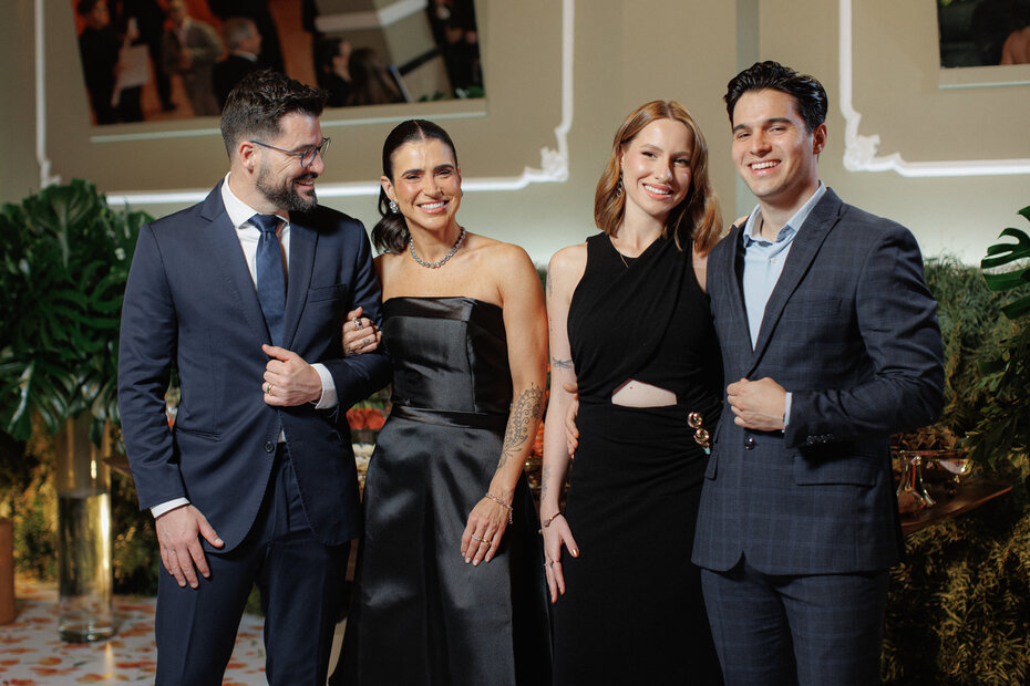 Felipe e Tati Pedroso, Heloisa Granosik e Cadu Pèdroso (Foto: Renan Radici/Divulgação)