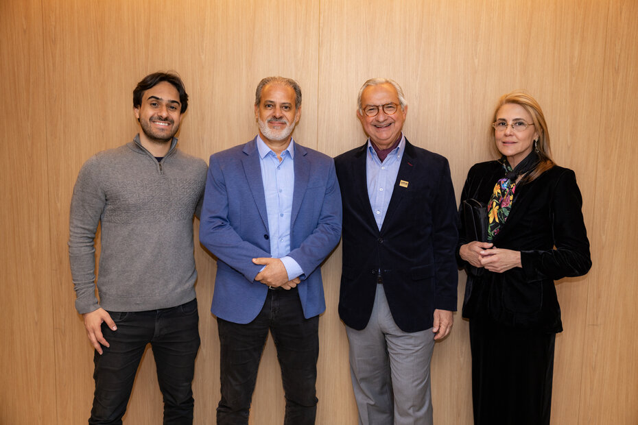 Henrique Pandolfi, Marcos Pandolfi, Antônio Ulrich e Andréa Loureiro (Foto: Jonas Adriano/Divulgação)