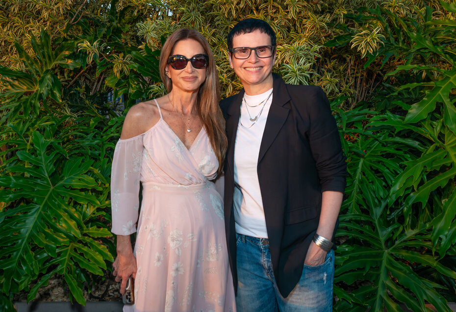 Magda Reis e Creuza Barreto acompanharam o Arte de Fazer o Bem (Foto: Evandro Leal/Divulgação)