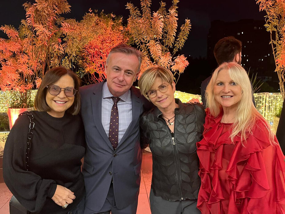 Roberta do Valle, Airton Vargas Junior, Vivian Neuls e Márcia Zaduchliver (Foto: Paulo Gasparotto/ Especial)